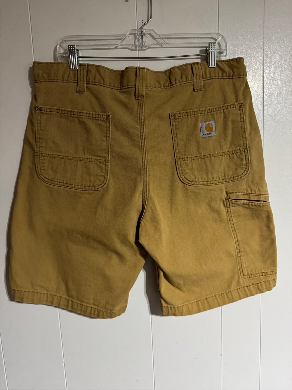 Carhartt Tan Shorts Men’s Relaxed Fit Y2K Workwear Canvas Utility Skater